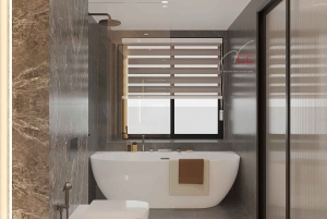 2/3-Day Halong & Lan Ha Bay Tulip 5* Cruise balcony, bathtub