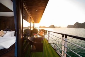 Fra Hanoi: 2-dagers Ha Long Lan Ha Bay 5-stjerners cruise og balkong