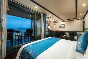 Ha Long : Croisière de luxe 5 étoiles de 2 jours dans la baie de Lan Ha avec balcon