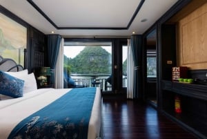 Ha Long: Cruzeiro de luxo 5 estrelas de 2 dias na Baía de Lan Ha com varanda
