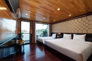 Ha Long: Crucero de lujo de 2 días por la bahía de Lan Ha, 5 estrellas, con balcón