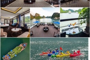 Fra Hanoi: 2-dagers cruise i Ha Long/Lan Ha-bukten med privat lugar