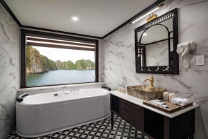 2-Tage: Halong Lan Ha Bay 5-Sterne-Kreuzfahrt mit Balkon und Badewanne