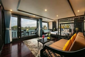 2-dages: Halong Lan Ha Bay 5-stjernede krydstogter m/balkon og badekar