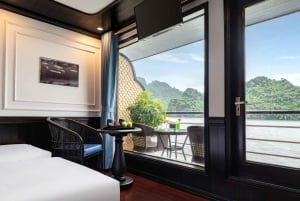 2-dages: Halong Lan Ha Bay 5-stjernede krydstogter m/balkon og badekar