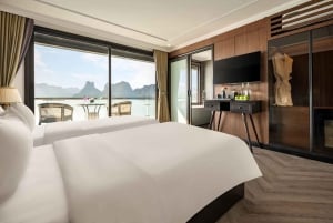 2-dages: Halong Lan Ha Bay 5-stjernede krydstogter m/balkon og badekar