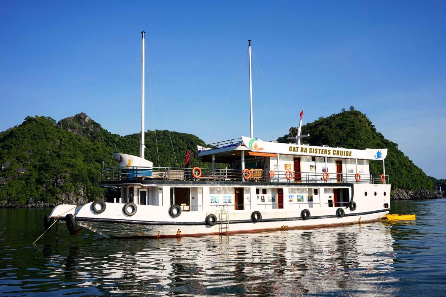 Crucero tradicional de 2 días a la bahía de Lan Ha y la isla de Cat Ba