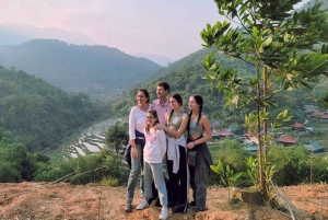 2 días de senderismo por el Bucle Pu Luong y alojamiento en casa de familia