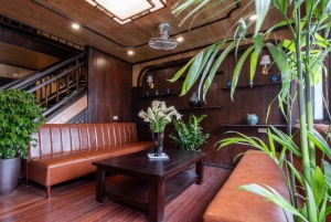 Crociera nella baia di Ha Long 3 giorni e 2 notti con cabina con balcone, grotte e isola