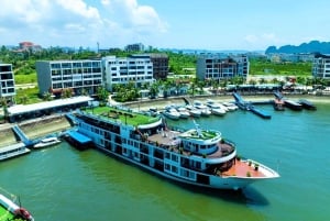 Crociera nella baia di Ha Long 3 giorni e 2 notti con cabina con balcone, grotte e isola