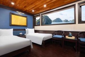 Vanuit Hanoi: 3-daagse cruise, grotten en kajakken in Bai Tu Long Bay