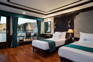 Ha Long: Lan Ha-bukten og Viet Hai Village 3-dagers 5-stjerners cruise