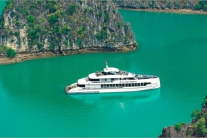 Vanuit Ha Long: Luxe Symphony Dagcruise met 2 Jacuzzi Zwembad