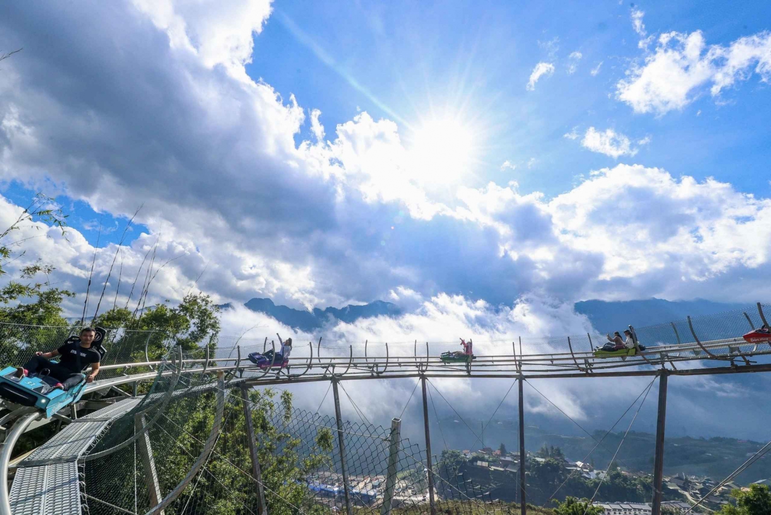 Alpine Coaster Ban Mong Erlebnis in Sapa - Vietnam
