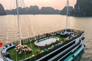 Amethyst Halong Bay heldags lyxkryssning (Alla destinationer)