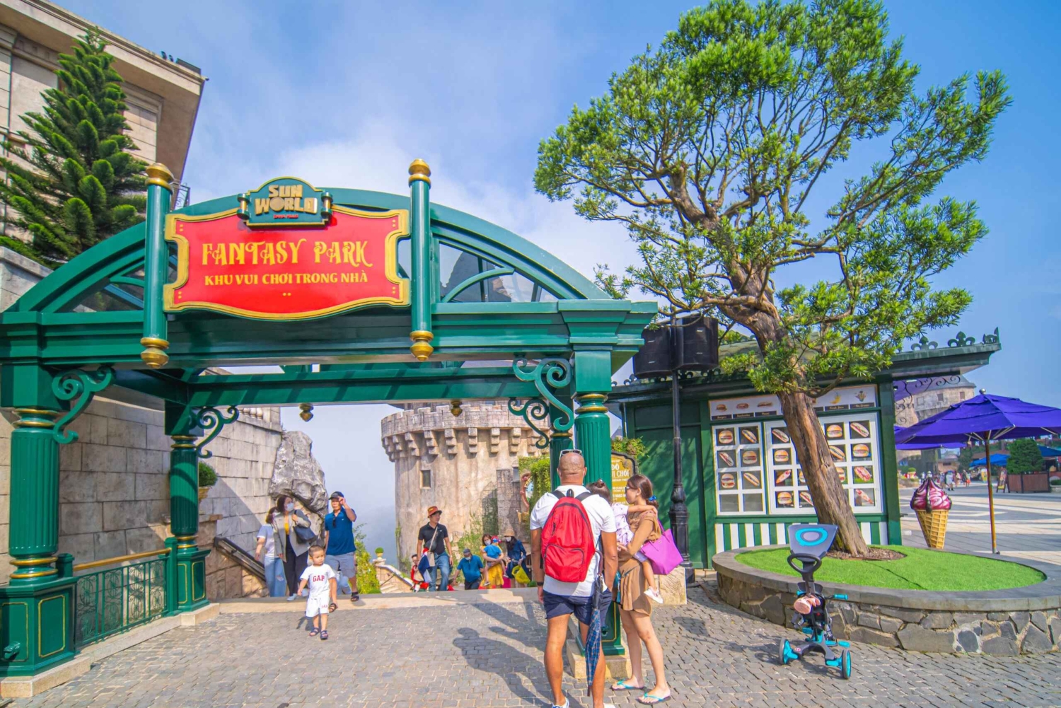 Ba Na Hills med Golden Bridge og taubane – privat omvisning