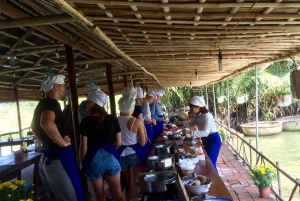 Basket Boat and Cooking Class From Da Nang