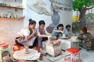 Taller de cerámica y alfarería Bat Trang en el casco antiguo de Hanoi