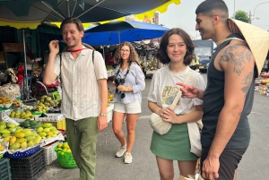 Binh Tay & wholesale fruit market visit + Cozy Cooking Class