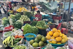 Binh Tay & wholesale fruit market visit + Cozy Cooking Class