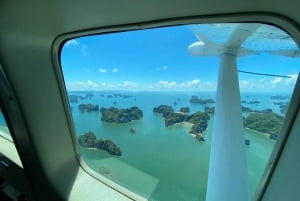Ha Long Bay aus der Vogelperspektive mit dem Wasserflugzeug - 25 Minuten von SKY