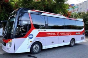 Bus transfer from Cat Ba to Hanoi