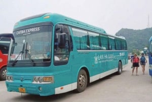 Bus transfer from Cat Ba to Hanoi