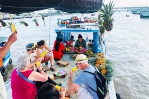 Excursão de dois dias ao mercado flutuante de Cai Rang com passeios de bicicleta e de barco