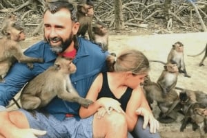 Excursion d'une journée à Can Gio : singes, crocodiles, canoë et déjeuner de fruits de mer