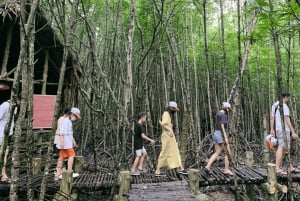 Excursion d'une journée à Can Gio : singes, crocodiles, canoë et déjeuner de fruits de mer