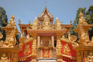 Cần Thơ: boottocht op de Hau-rivier met pagodebezoek en zegen