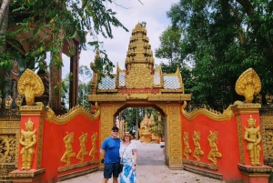 Cần Thơ: boottocht op de Hau-rivier met pagodebezoek en zegen