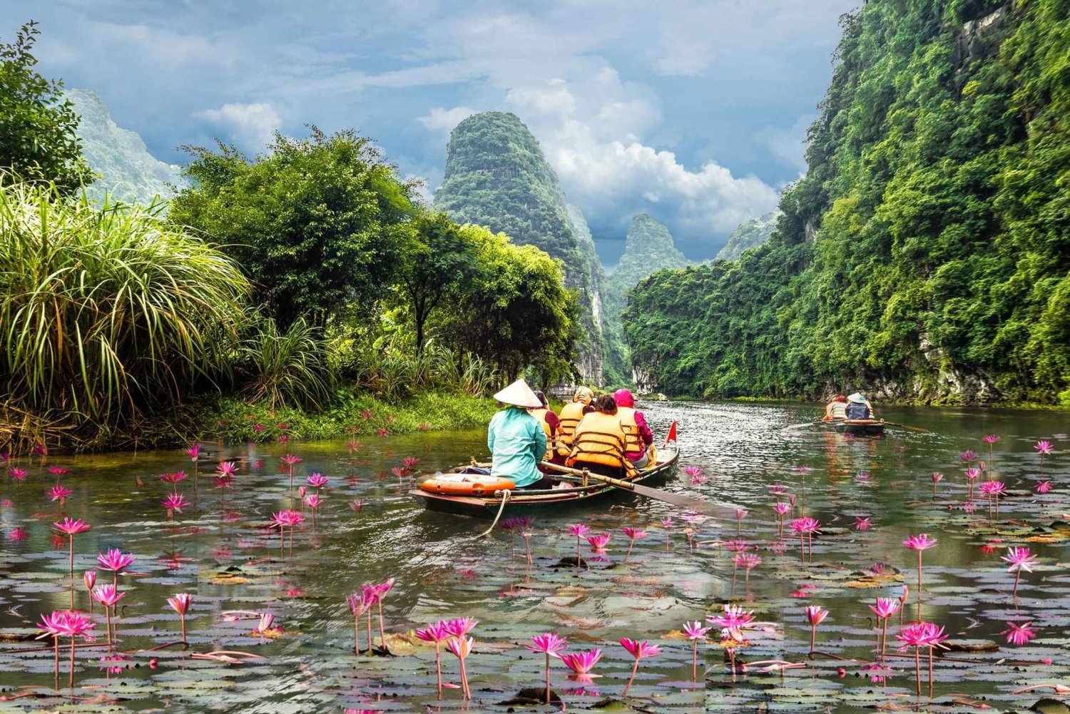 Cat Ba: 2-dniowa wycieczka do Ninh Binh, Trang An, jaskiń Mua i Bai Dinh