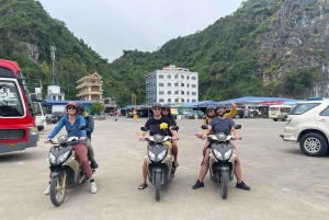 Cát Bà: Guided Motorbike Tour with Lunch & Boat Ride