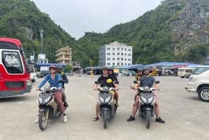 Cát Bà: Guided Motorbike Tour with Lunch & Boat Ride