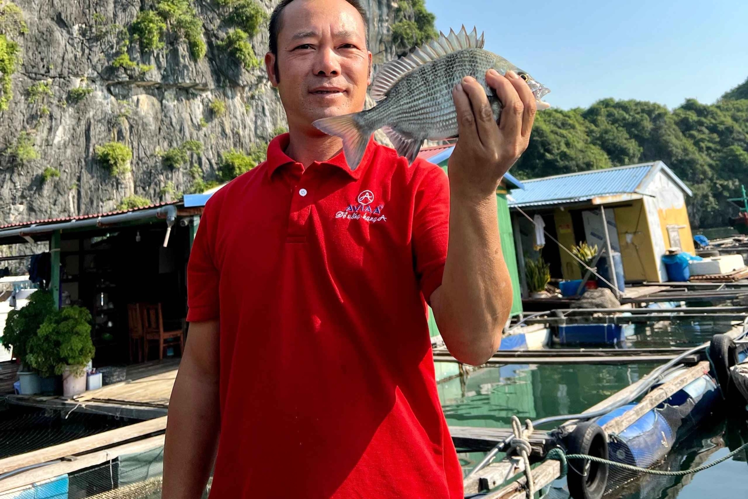 Cat Ba-øya: fisketur i Lan Ha-bukten med lokale fiskere