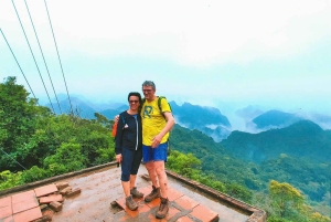 Da Ha Noi: baia di Lan Ha, villaggio di Viet Hai con kayak