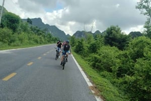 Cat Ba National Park: Guidad cykeltur med grottbesök