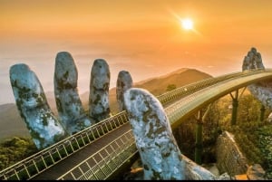 Z portu Chan May: do Złotego Mostu lub miasta Hoi An samochodem