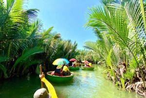 Giungla di cocco & Basket Boat & Città di Hoi An & Rilascio delle Lanterne