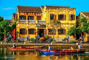 Giungla di cocco & Basket Boat & Città di Hoi An & Rilascio delle Lanterne