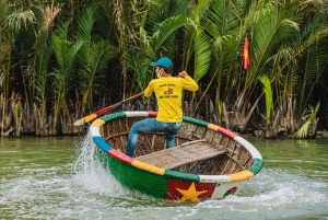 Giungla di cocco & Basket Boat & Città di Hoi An & Rilascio delle Lanterne