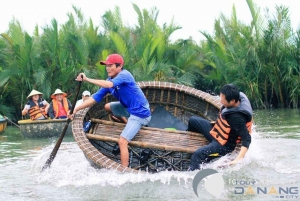 Giungla di cocco & Basket Boat & Città di Hoi An & Rilascio delle Lanterne