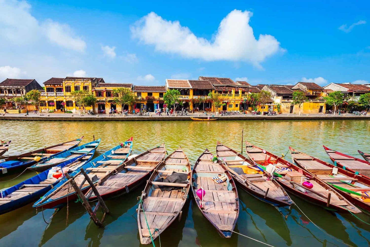 Kokosnötsdjungel, Hoian City, båttur med lyktor från Danang