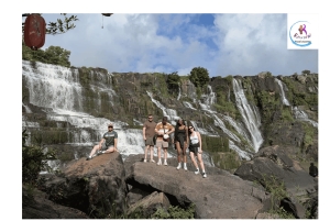 Da Lat: wodospady, farmy i pagoda – wycieczka motocyklowa Easy Rider