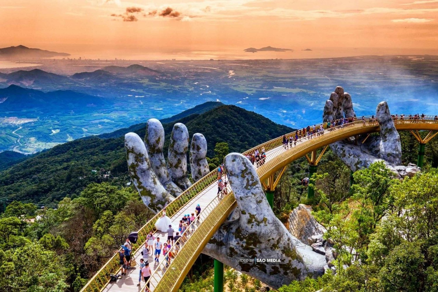 Da Nang: Ba Na Hills och Golden Bridge linbana biljett