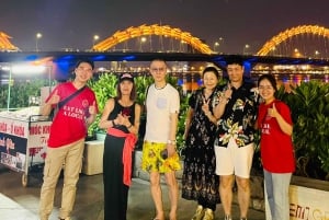 Da Nang di notte: Cena a base di pesce, mercato notturno, visita della città