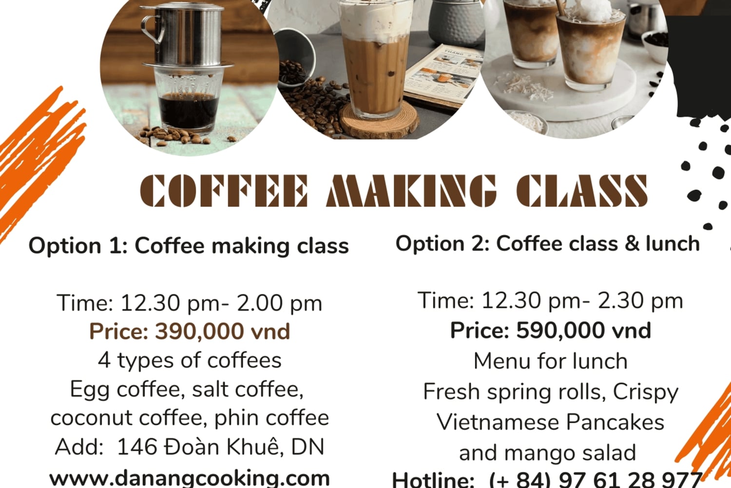 Taller de elaboración de café de Da Nang