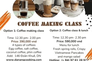 Taller de elaboración de café de Da Nang
