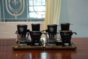 Da Nangs essens – Phin Coffee Workshop & Linh Ung-pagoden